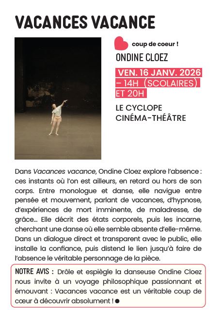 Spectacle Vacances Vacance