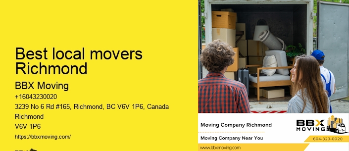 Best local movers Richmond