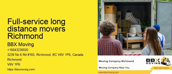 Full-service long distance movers Richmond