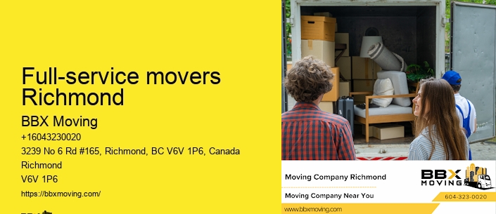Full-service movers Richmond
