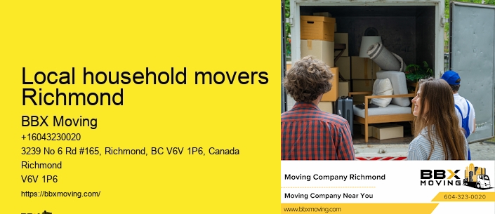 Local household movers Richmond