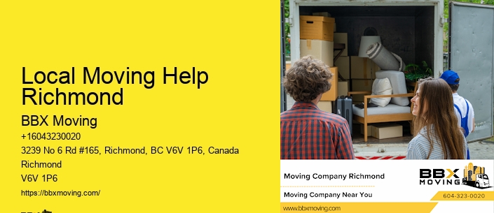 Local Moving Help Richmond