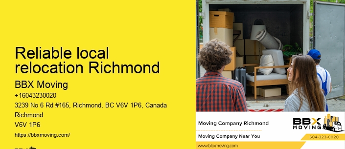 Reliable local relocation Richmond