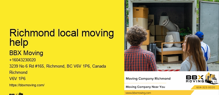 Richmond local moving help