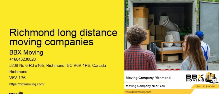 Richmond long distance moving companies