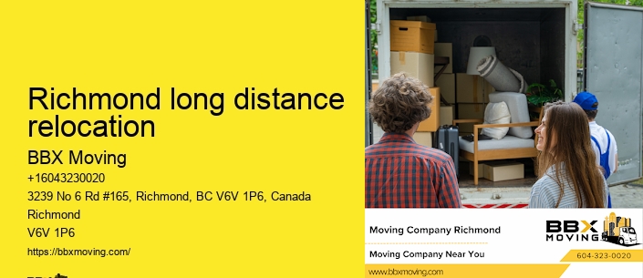 Richmond long distance relocation