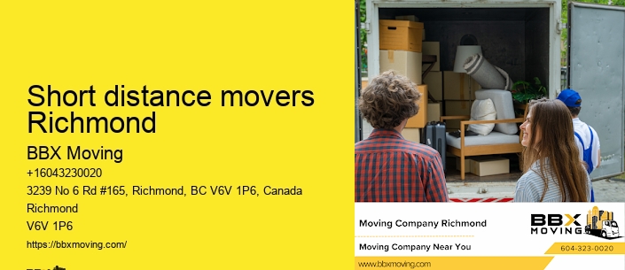 Short distance movers Richmond