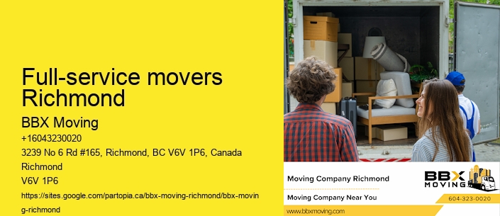 Full-service movers Richmond