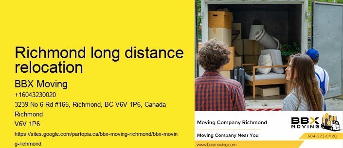 Richmond long distance relocation