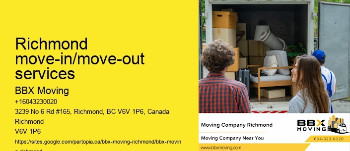 Richmond move-in/move-out services