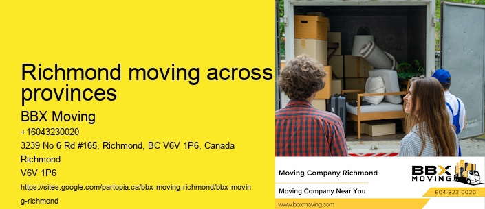 Richmond moving across provinces