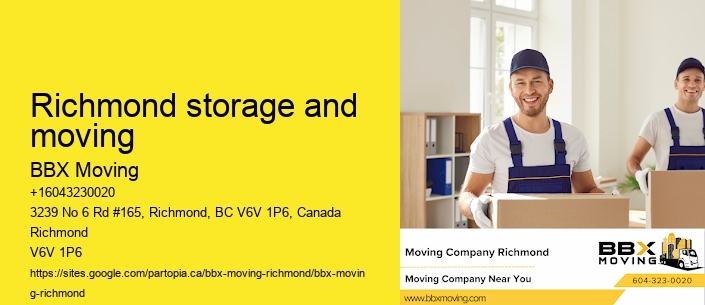 Richmond storage and moving