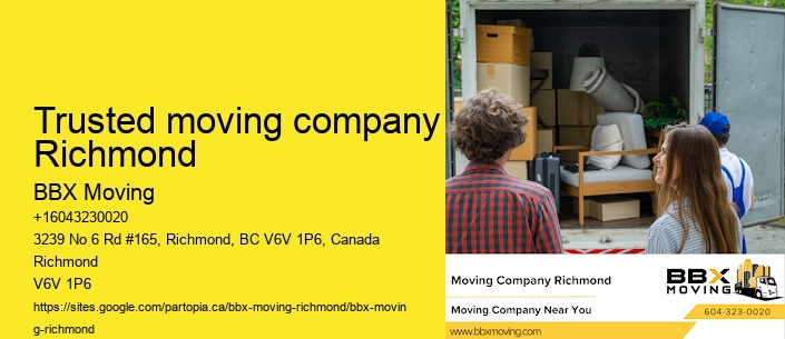 Trusted moving company Richmond