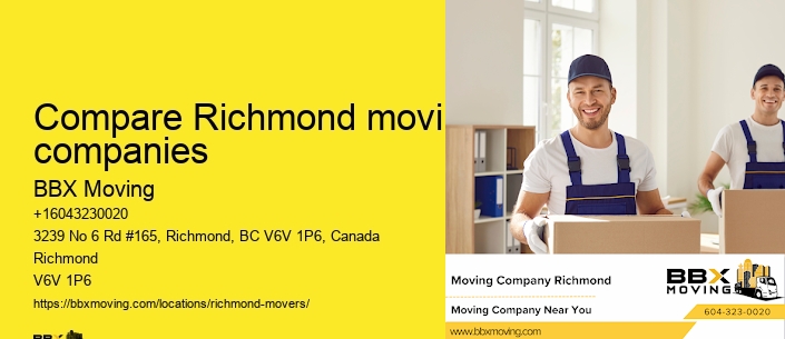 Compare Richmond moving companies