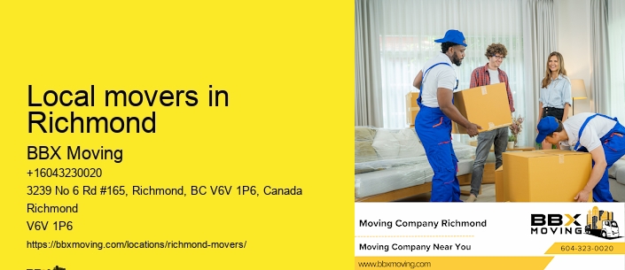 Local movers in Richmond