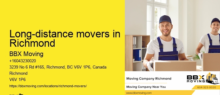 Long-distance movers in Richmond