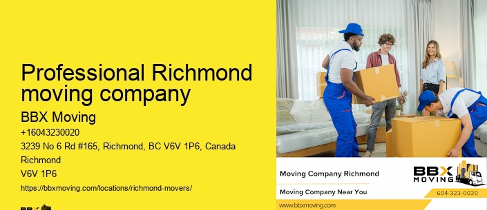Professional Richmond moving company
