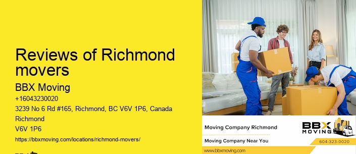 Reviews of Richmond movers