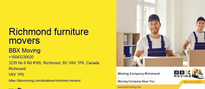 Richmond furniture movers