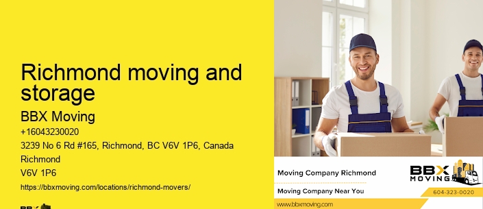 Richmond moving and storage