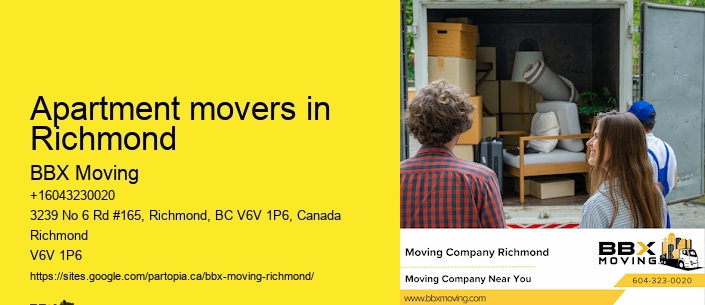 Apartment movers in Richmond