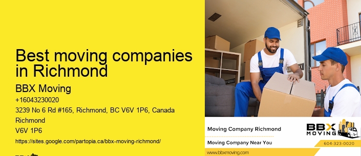 Best moving companies in Richmond