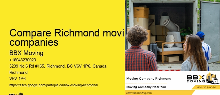 Compare Richmond moving companies