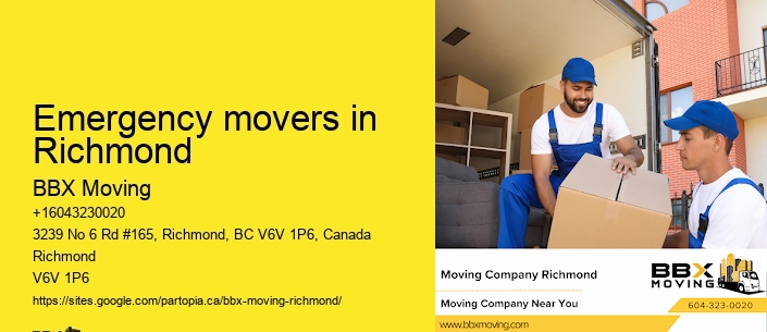 Emergency movers in Richmond