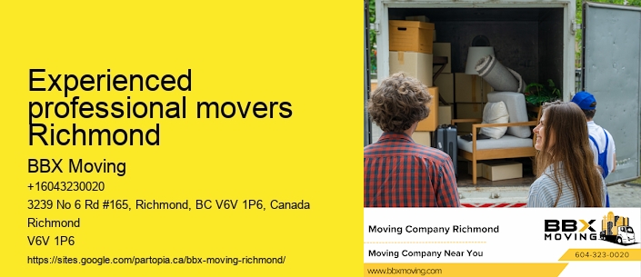 Experienced professional movers Richmond