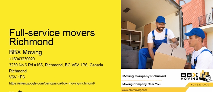 Full-service movers Richmond