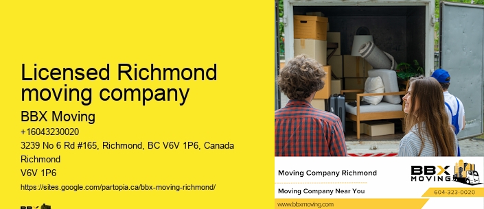 Licensed Richmond moving company