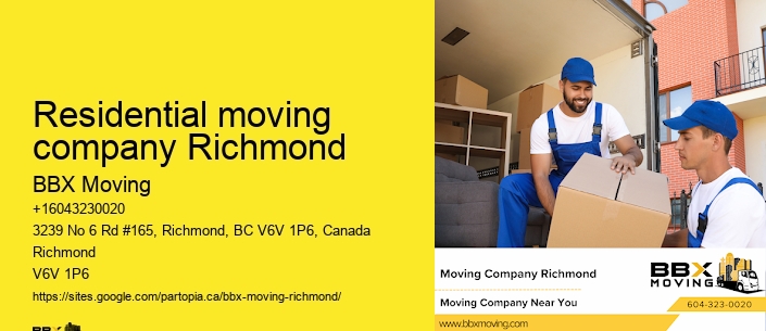 Residential moving company Richmond