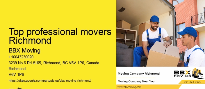 Top professional movers Richmond