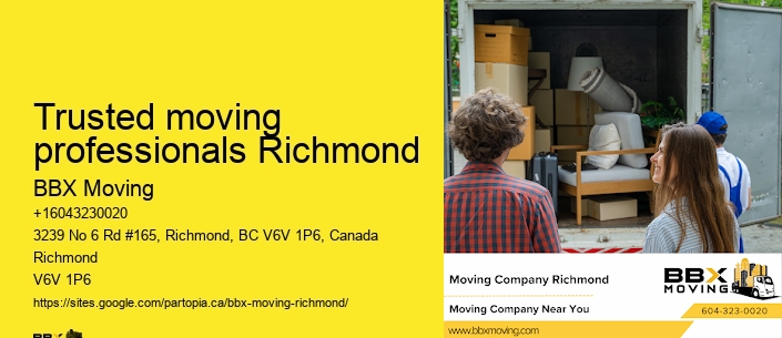 Trusted moving professionals Richmond