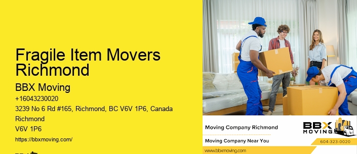 Fragile Item Movers Richmond