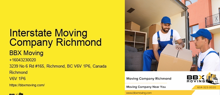 Interstate Moving Company Richmond
