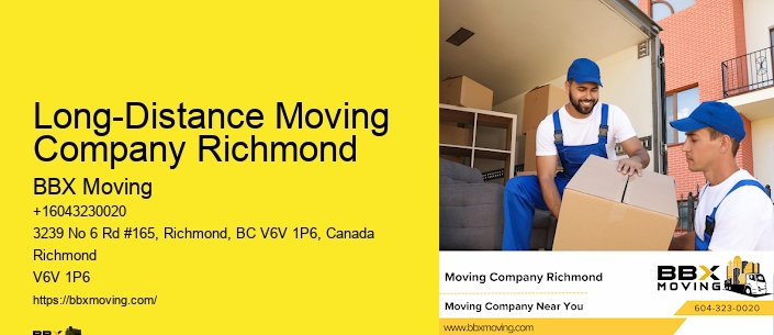 Long-Distance Moving Company Richmond