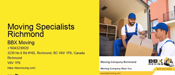 Moving Specialists Richmond