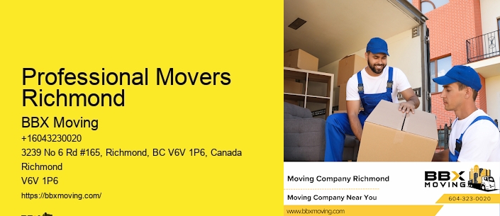 Professional Movers Richmond