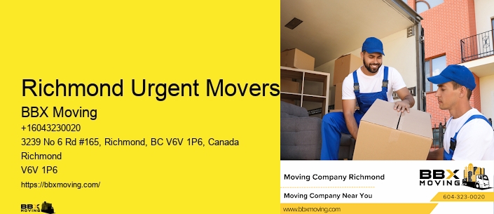Richmond Urgent Movers