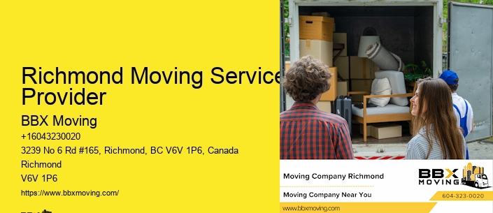 Richmond Moving Service Provider