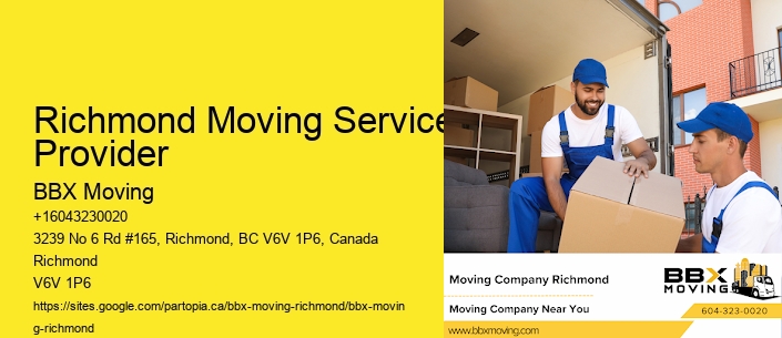 Richmond Moving Service Provider