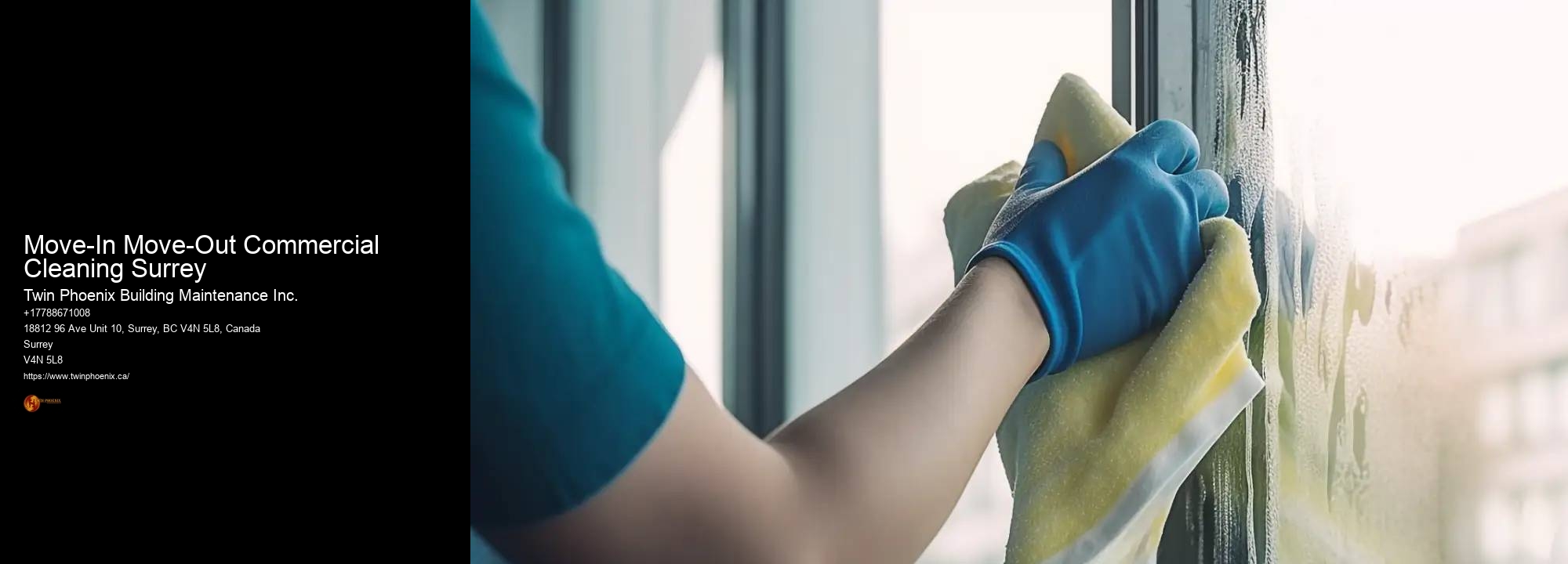 Move-In Move-Out Commercial Cleaning Surrey