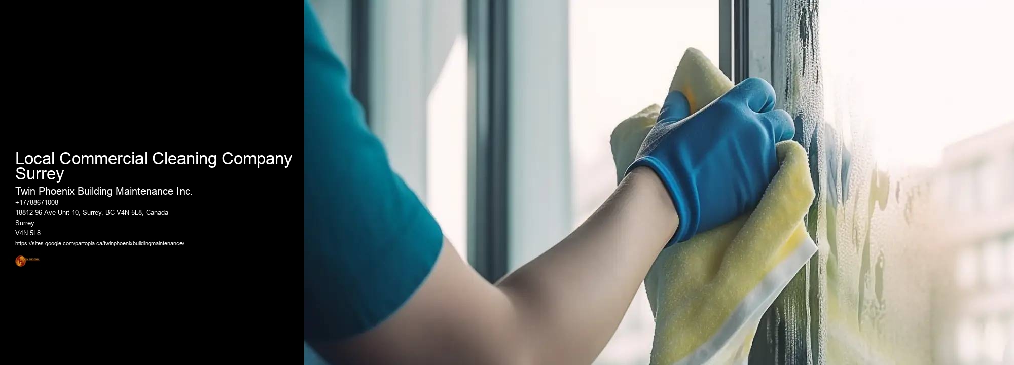 Local Commercial Cleaning Company Surrey