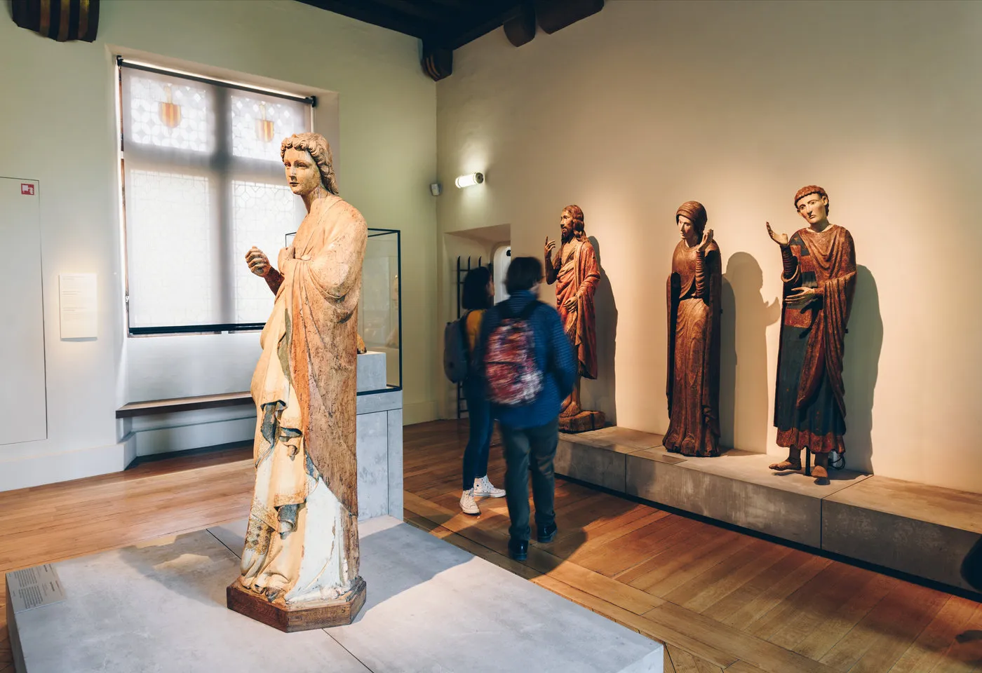 Visiteurs au musée de Cluny, Salle 11