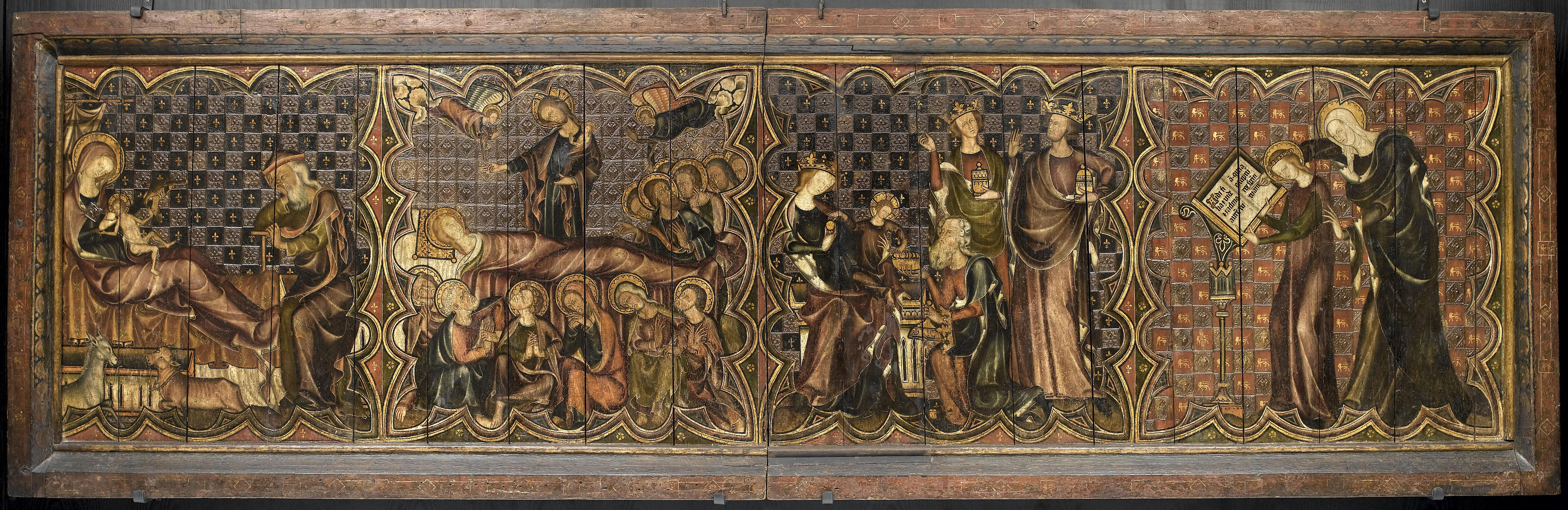 Devant d'autel, scènes de la vie de la Vierge, Cl. 7726