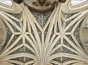 Voûte de la chapelle de l'hôtel de Cluny