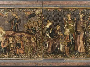Devant d'autel, scènes de la vie de la Vierge, Cl. 7726