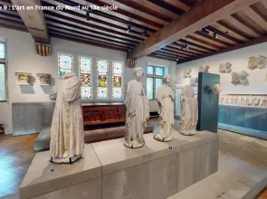 Capture d'écran de la visite virtuelle du musée de Cluny - musée national du Moyen Âge