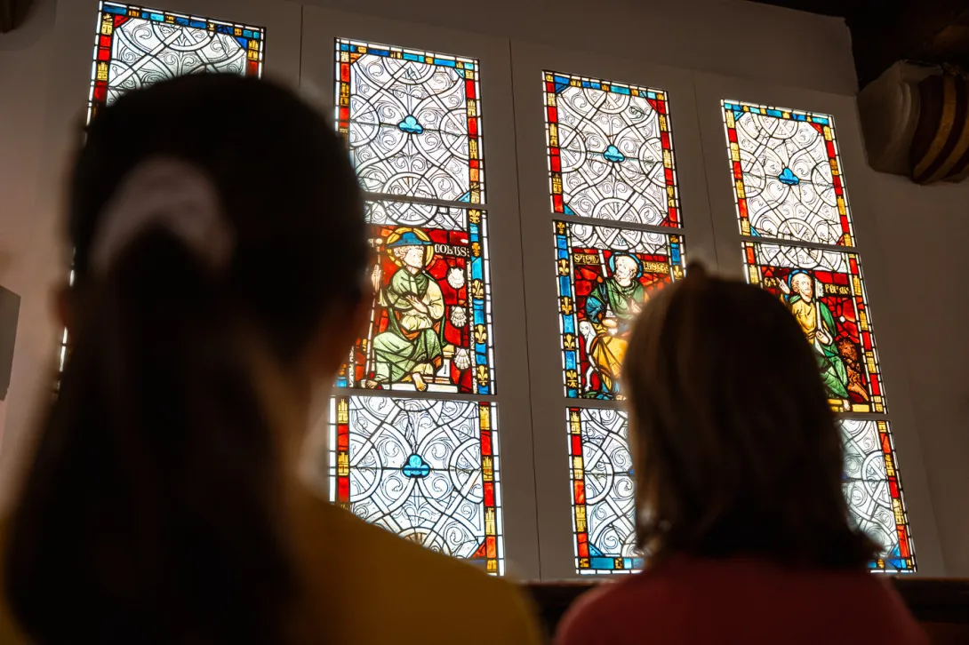 Visiteurs au musée de Cluny, Salle 9
